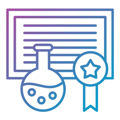 Fórmula com laudos de análise e controle de qualidade
